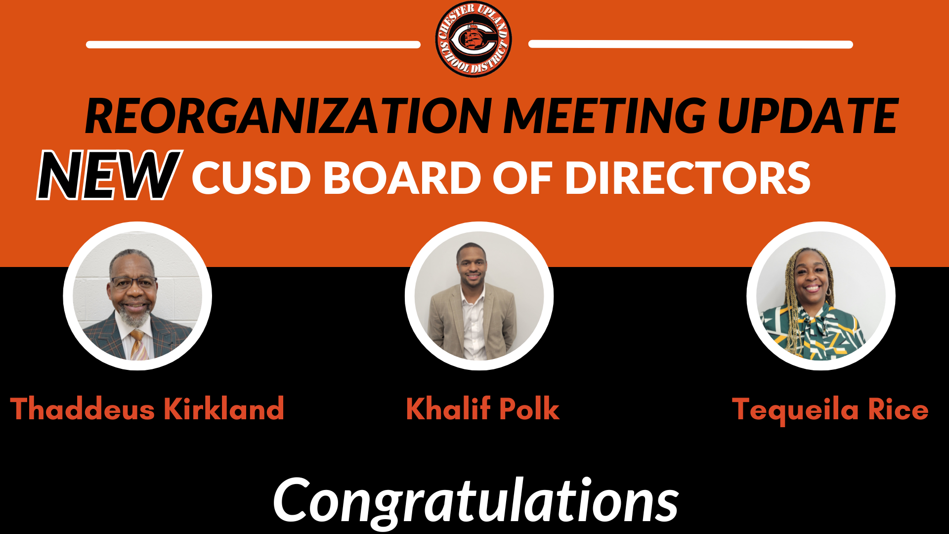  new school board directors